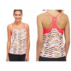 NWT Fabletics Neon Abstract Norwalk Tank